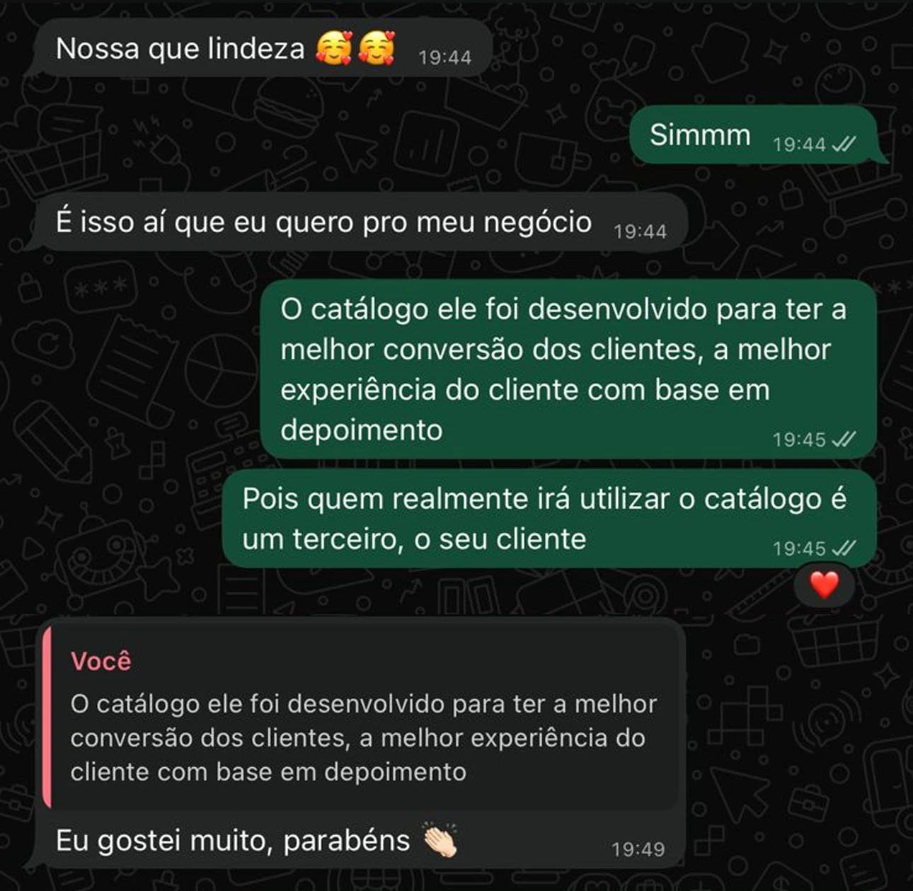 Print de Depoimento 3